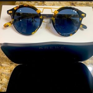Krewe St Louis tortoise sunglasses BRAND NEW
